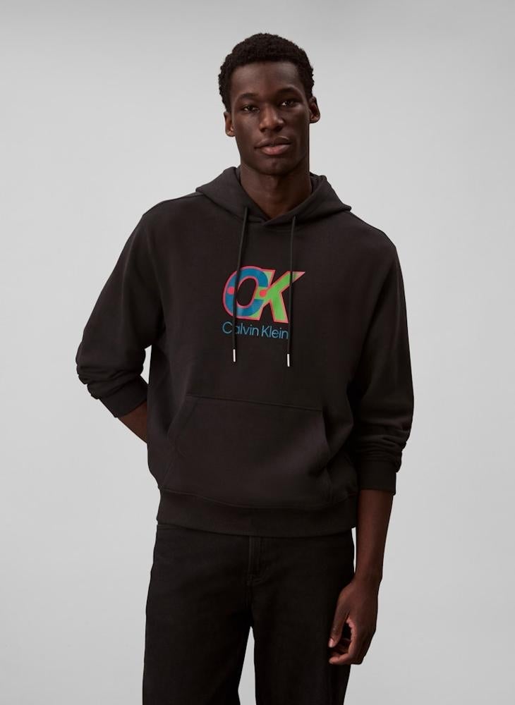 CALVIN KLEIN Long Sleeve Logo Graphic Sweatshirt - Image 1