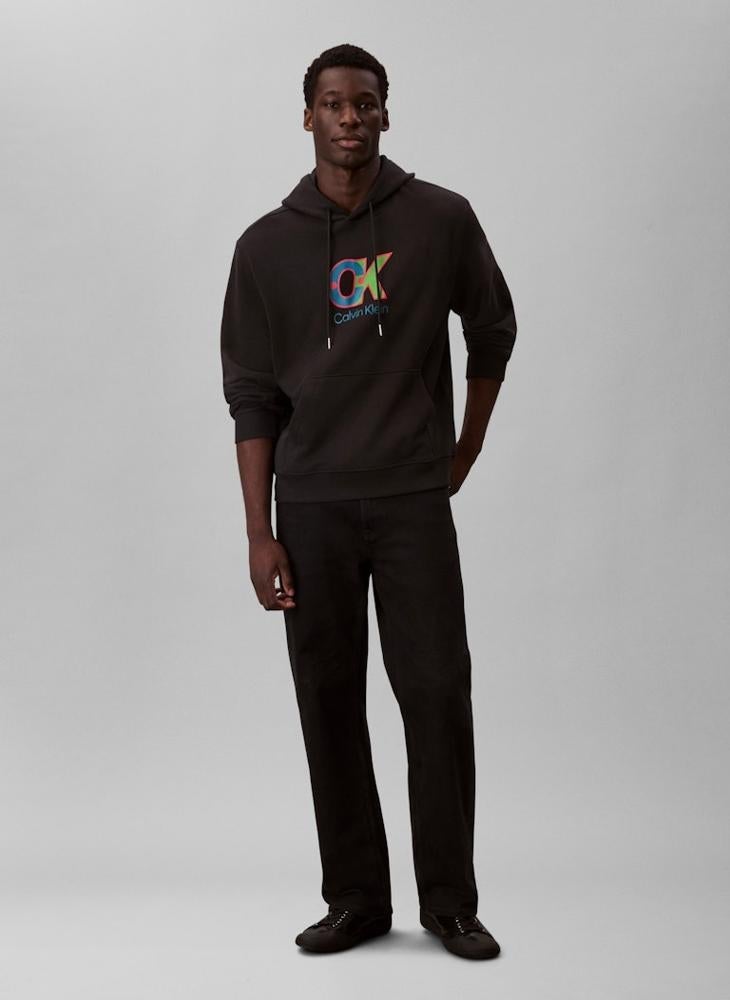 CALVIN KLEIN Long Sleeve Logo Graphic Sweatshirt - Image 5