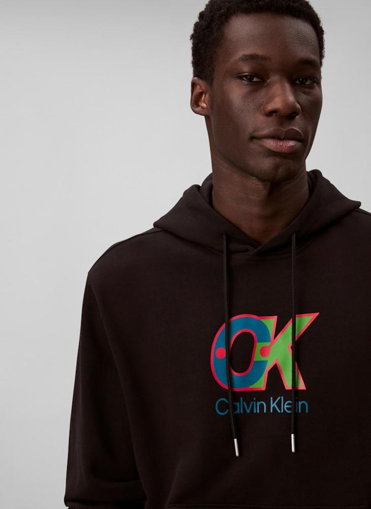CALVIN KLEIN Long Sleeve Logo Graphic Sweatshirt - Image 4