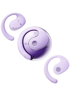 Letv Bluetooth 5.4 Chip, Air Conduction True Wireless Headphones, 16.6mm Large Drivers, Ultra-Lightweight Sporty With Earhooks For Running, Fitness, Compatible With IPhone And Android- Purple  - Image 1