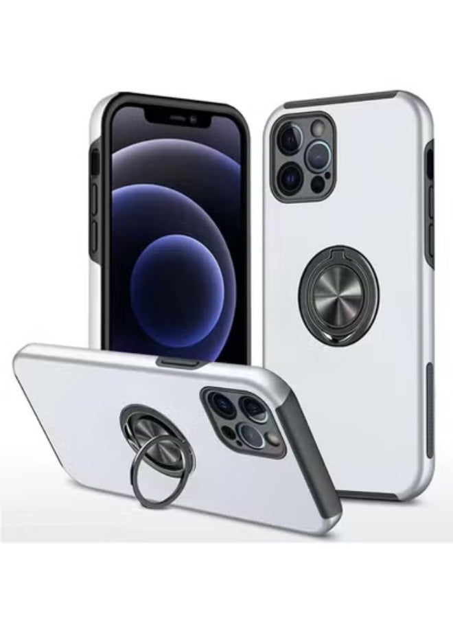 GULFLINK GULFLINK  Protective Case With Metal Rotating Ring Kickstand For iPhone 13 Pro Max