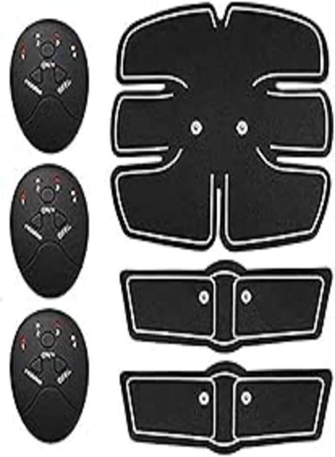 6 Modes 10 Levels for Abdomen/Arm/Leg Training Home Gyms Office Exercise Men Women Muscle Toner, Abdominal Toning Belt ABS Training Gear with Rhythm and Soft Impulse