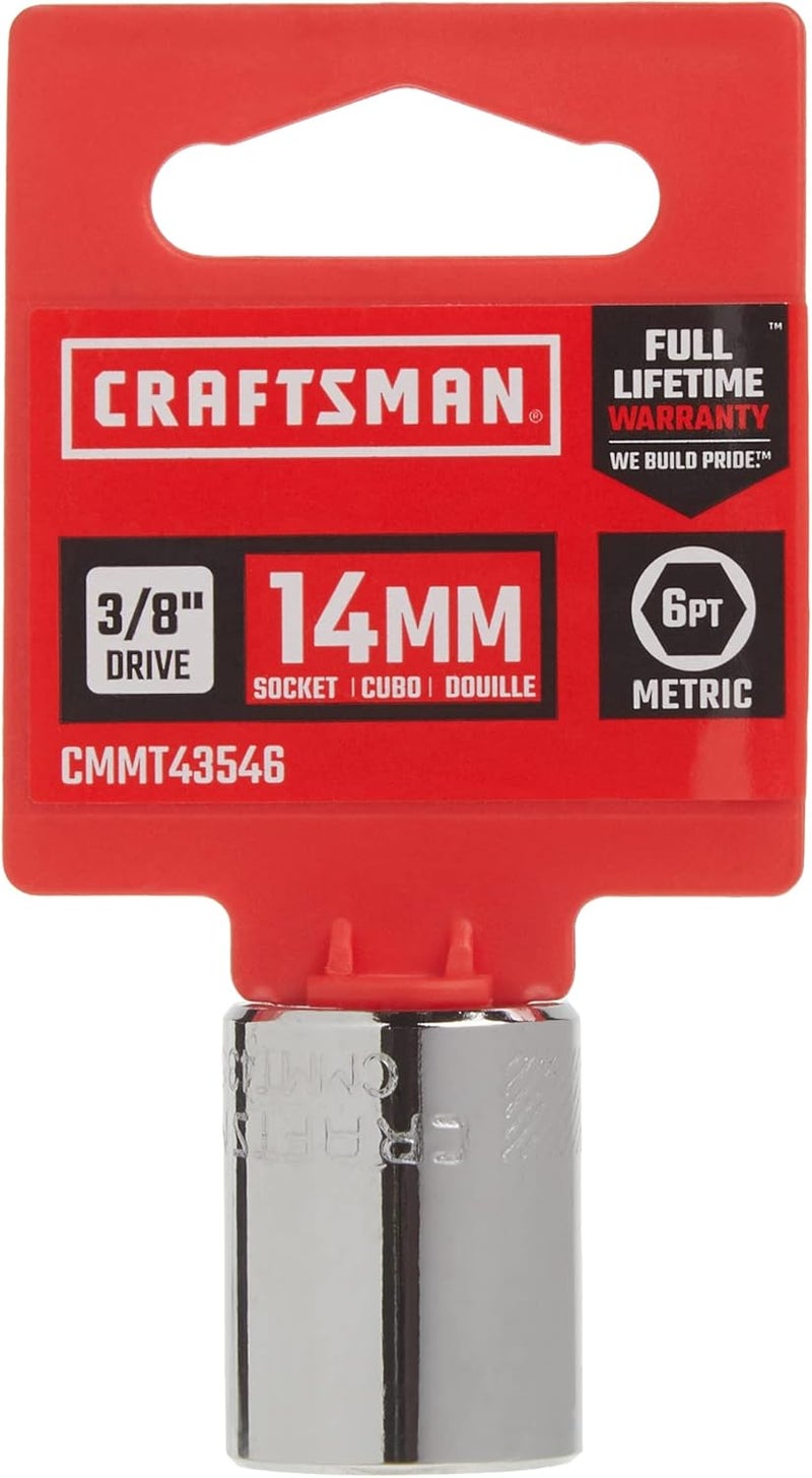 CRAFTSMAN CRAFTSMAN Shallow Socket Metric 38Inch Drive 14mm 6Point CMMT43546  - Image 2