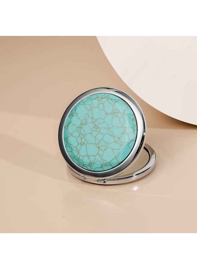 sedmart Daughter Gifts From Mom And Dadsweet Birthday Gift For Daughter Teen Girls Keepsakeunique Engraved Natural Turquoise Compact Mirror - Image 5