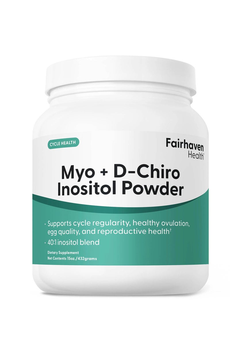 فايرهايفن هيلث مسحوق إينوزيتول من Myo & D-Chiro ، 15 أونصة (432 جم)
