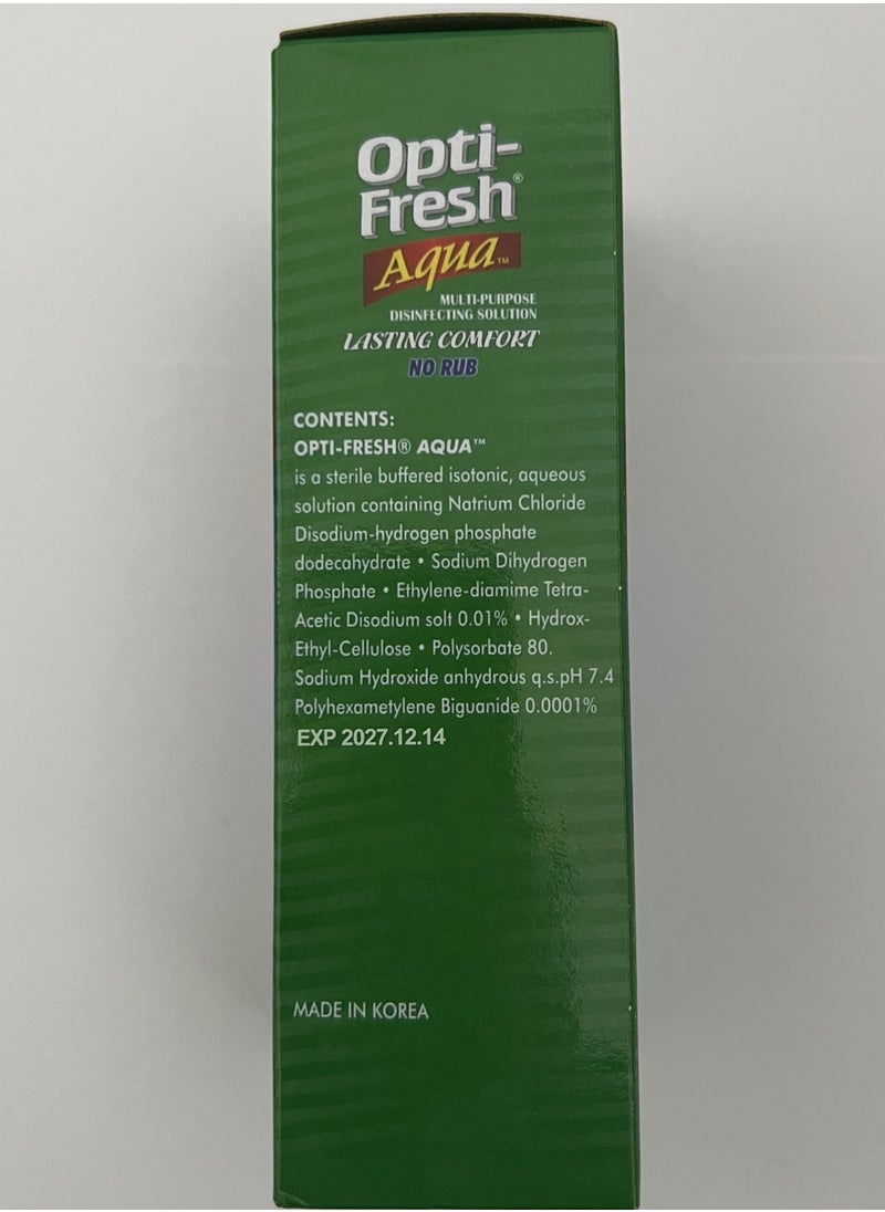 OPTIFRESH محلول تنظيف العدسات اللاصقة أوبتي-فريش أكوا  - Image 2