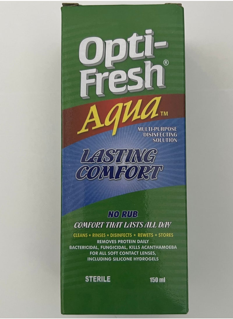 OPTIFRESH محلول تنظيف العدسات اللاصقة أوبتي-فريش أكوا  - Image 1