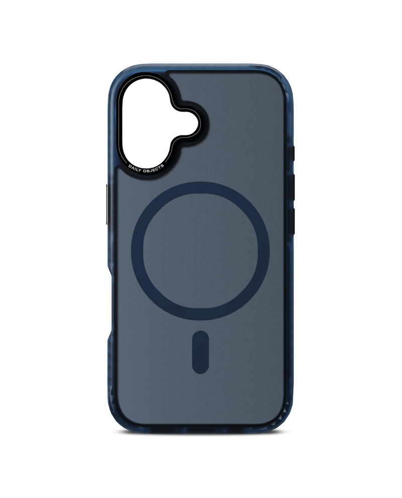 DailyObjects Polycarbonate Nimbus Magnetic Protective Case Cover Compatible with iPhone 16 Plus |Camera & Body Protection | Scratch Resistant|Precise Cutouts & Modern Design|Wireless Charging Blue - Image 1