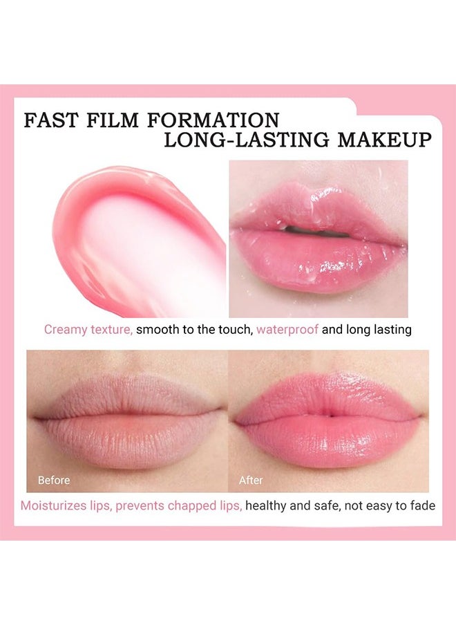 PEINIFEN - Peach Tinted Lipstick, PH Lip Color Changing Lipstick Balm For Women Girls, Mood Long Lasting Color Change Light Pink Lipstick Lip Tint Makeup Lip Plumper Gloss - Image 1