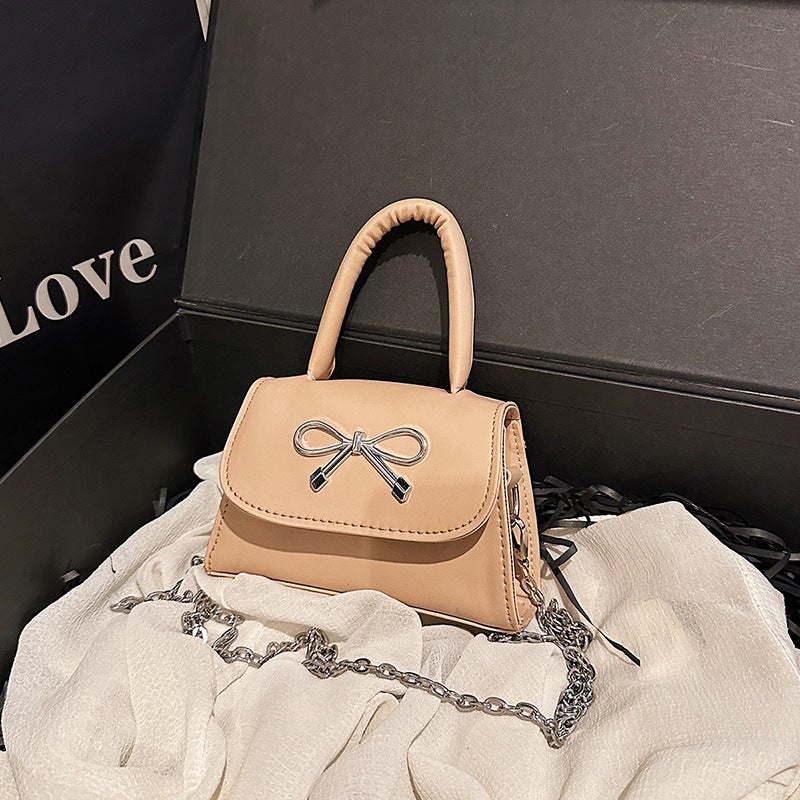 High-End Texture Exquisite Bow Shoulder Crossbody Bag For Women, Trendy, Beautiful, Simple And Versatile, Elegant Handbag - Image 2