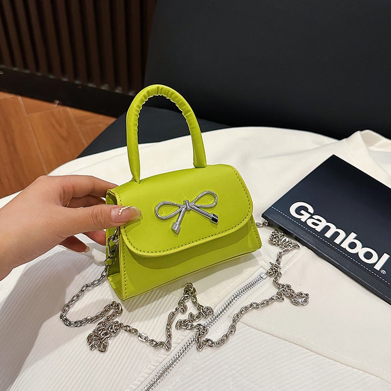 High-End Texture Exquisite Bow Shoulder Crossbody Bag For Women, Trendy, Beautiful, Simple And Versatile, Elegant Handbag - Image 1