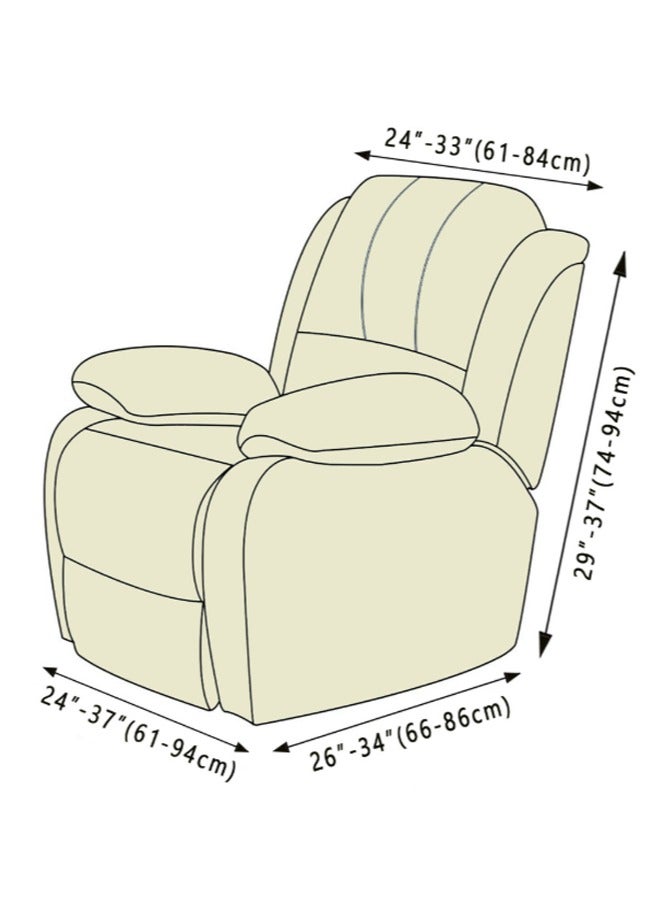 Stretch Single Sofa Cover Slipcover Soft Universal All Season Cover Anti-Slip Wear-Resistant Furniture Protector - Image 2