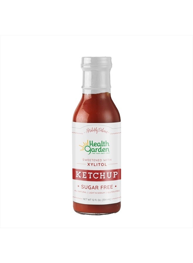 Health Garden Health Garden Xylitol Ketchup - Non GMO - Sugar Free - Kosher - Made in the U.S.A. - Keto Friendly (12 oz) - Image 1