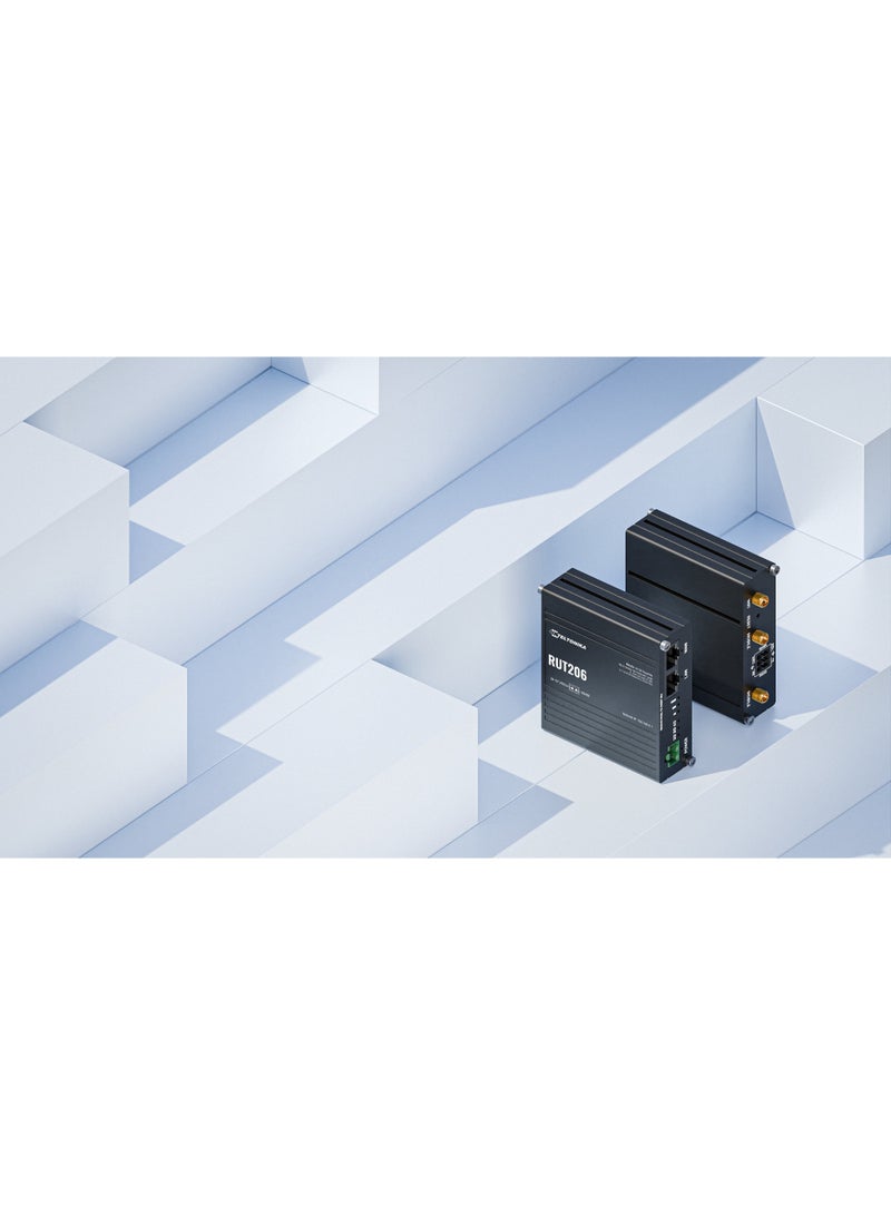 Teltonika RUT206 Industrial 4G LTE Router | Dual SIM Cat4 Cellular Router with RS232 RS485 | WiFi 4, 2x Ethernet Ports, PoE Support | IoT & M2M Remote Monitoring Router - Image 5