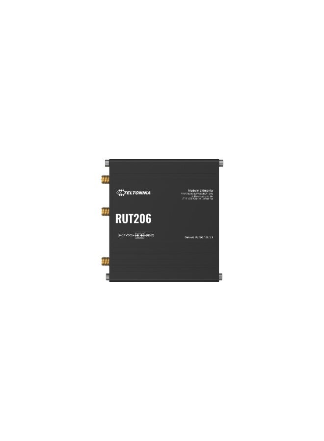 Teltonika RUT206 Industrial 4G LTE Router | Dual SIM Cat4 Cellular Router with RS232 RS485 | WiFi 4, 2x Ethernet Ports, PoE Support | IoT & M2M Remote Monitoring Router - Image 2