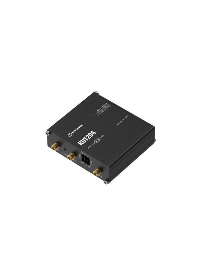 Teltonika RUT206 Industrial 4G LTE Router | Dual SIM Cat4 Cellular Router with RS232 RS485 | WiFi 4, 2x Ethernet Ports, PoE Support | IoT & M2M Remote Monitoring Router - Image 3