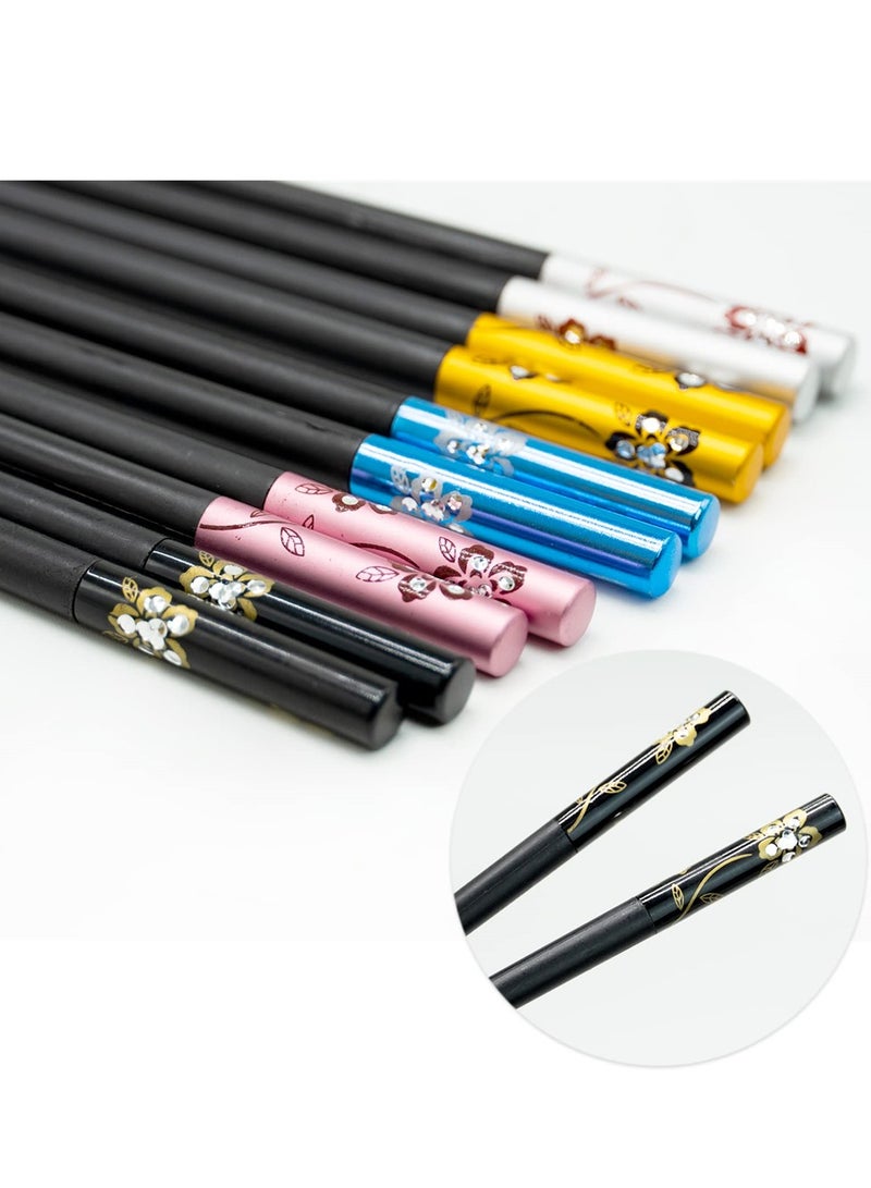 Excefore 10 Pairs Of Non-Slip Chopsticks - Image 5