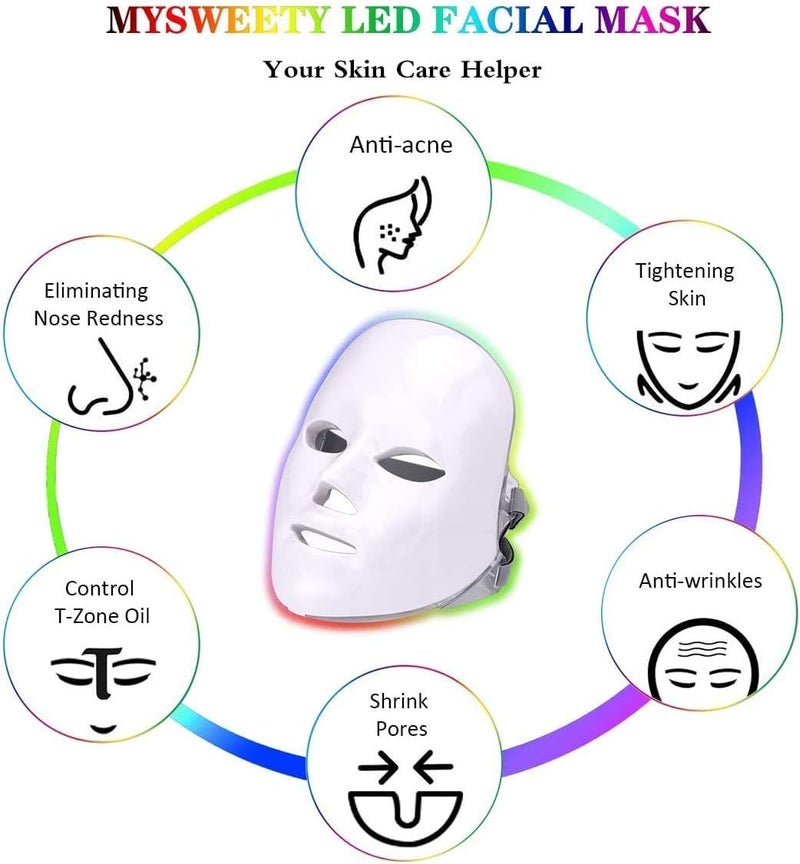 Titoe 7 Color Facial Mask - Image 3