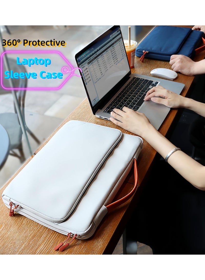 نجم ستايل حقيبة حاسوب محمول مقاس 13.3 بوصة 360 حقيبة واقية مقاومة للماء متوافقة مع MacBook Air 13 بوصة M3/M2/M1 و MacBook Pro 13 بوصة M2/M1 وأجهزة الكمبيوتر المحمولة الأخرى (فضي رمادي، 13.3 بوصة) - Image 2