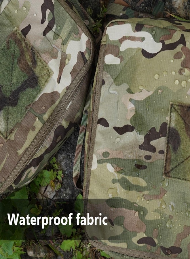 PETAC GEAR 4 PCS Tactical Modular Packing Cubes with Waterproof Material, Large Capacity Storage Bag, Easy Clean Outdoor Travel Organize Storage Pouches Bags (MC) - Image 2