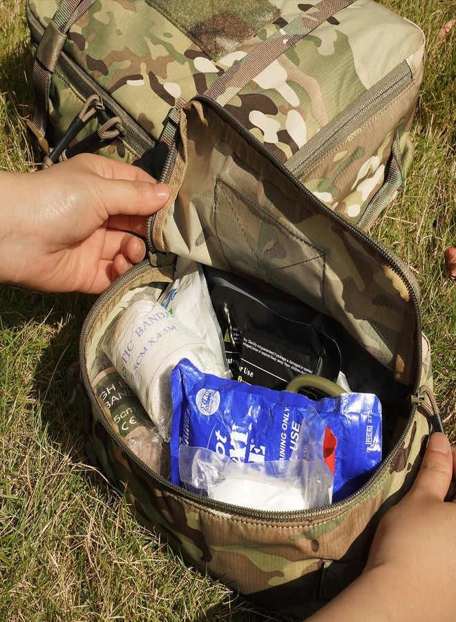 PETAC GEAR 4 PCS Tactical Modular Packing Cubes with Waterproof Material, Large Capacity Storage Bag, Easy Clean Outdoor Travel Organize Storage Pouches Bags (MC) - Image 5