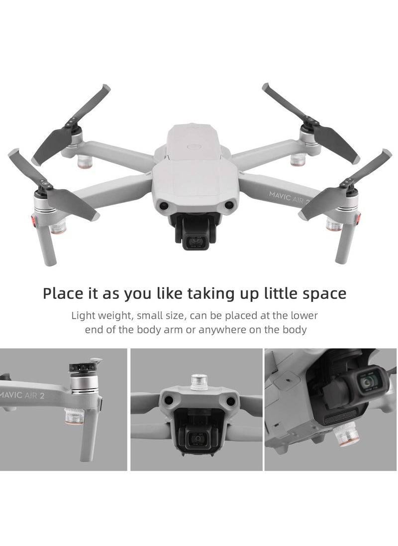 SYOSI - For DJI Mavic 3 Air 2s Mavic Air 2 Mavic Mini 2 Drone Accessories Searchlight 4 Piece Collision Avoidance Indicator Strobe LED Light - Image 1