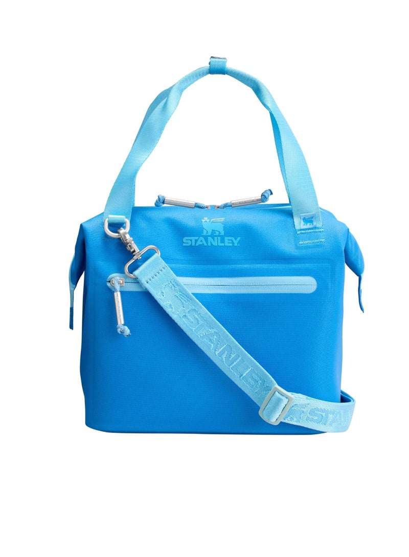 Stanley Cooler Bag, Lightweight BPA Free Lunch Box, Portable And Compact Insulated Travel Bag With Zipper, Airtight Refrigerator Bag With Handle And Strap, (1pc, Blue) - Image 1