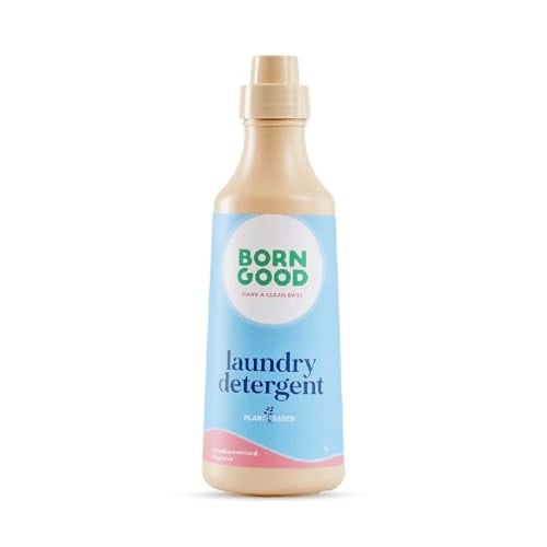 Born Good Natural Laundry Liquid Detergent | 1000ml | Brazilian Rosewood Fragrance | Plant-Based, Non-Toxic, Eco-Friendly, Organic | Tough on Stains & Odour, Gentle on Skin & Fabrics Baby-Safe - Image 1