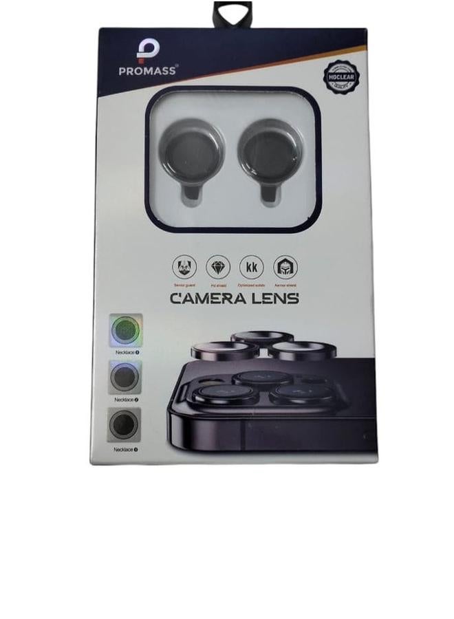 PROMASS Glass camera lens protector for iPhone 16  black - Image 3