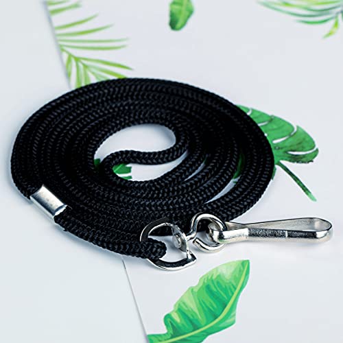 COTODO ID Black Lanyards Safety Badge Lanyard 36" with Swivel Hook 100 Pack - Image 5