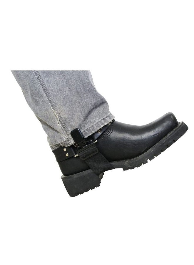GARGOYLE BELLS Adjustable Boot Clips for Motorcycle Riding, Black Boot Straps Elastic Pant Keeper for Men & Women (Star, 2 Pairs/4Pcs), Star, 2 Pairs/4Pcs - Image 4