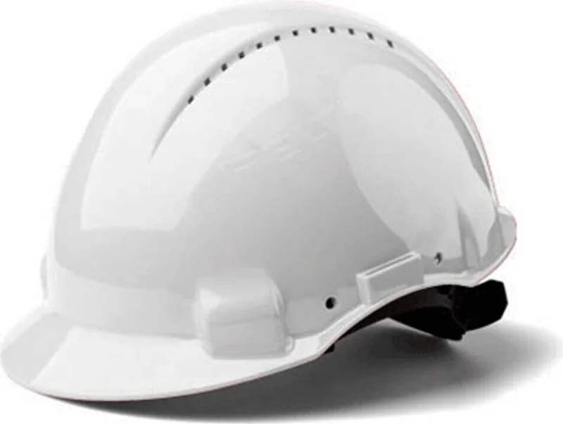ثري ام G3000 Adjustable Ventilated White Work Safety Helmet 10 Pieces