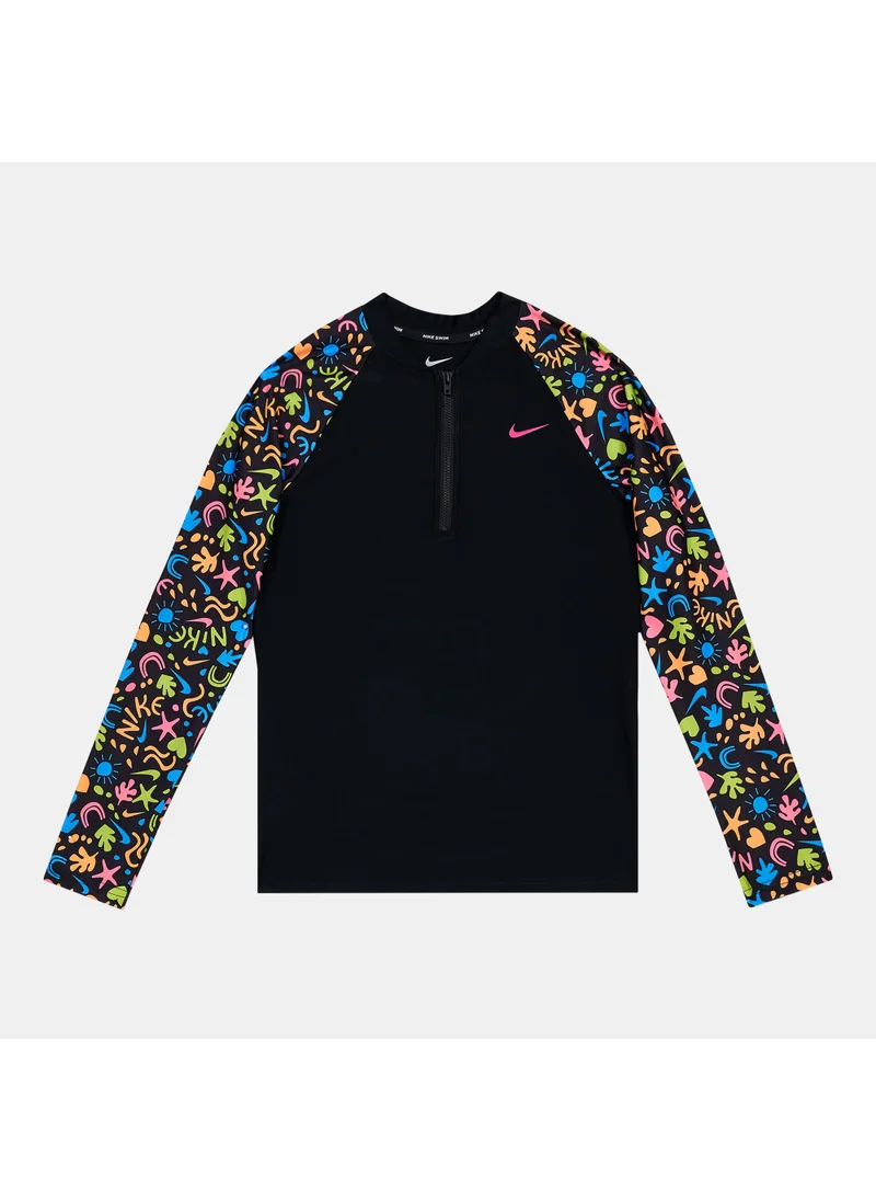 Nike Kids' Long Sleeve Zip Hydroguard