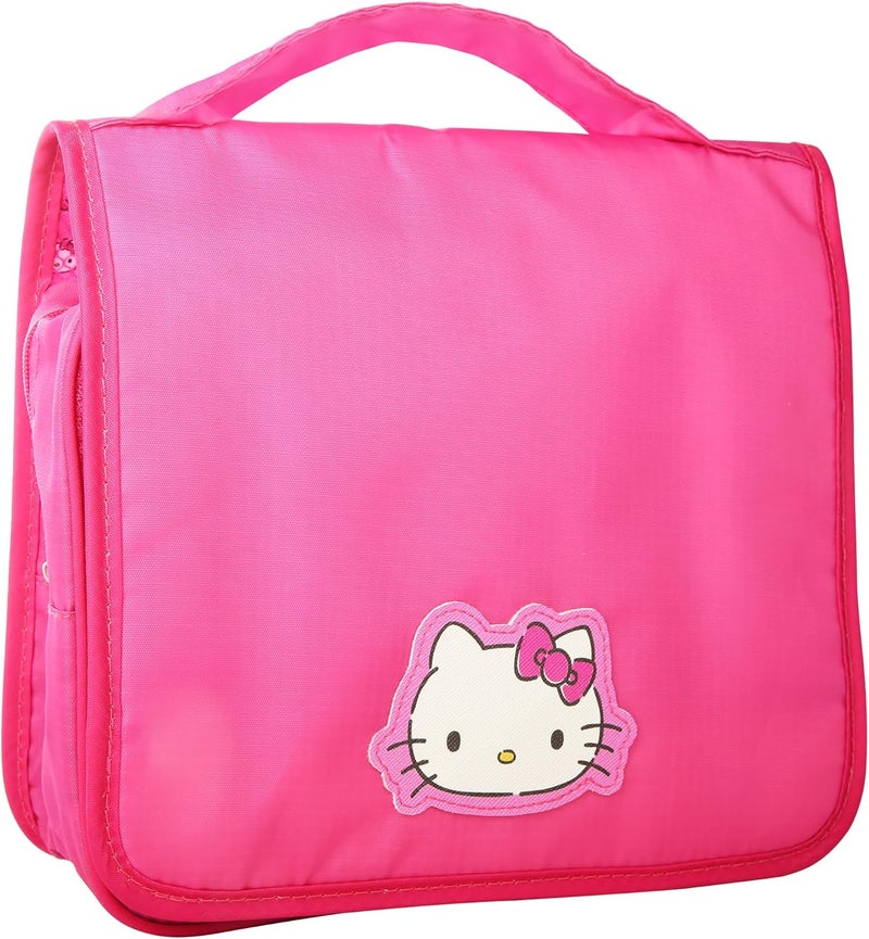 Hello Kitty Hello Kitty Travel Toiletry Bag, Hanging Toiletry Bag Pink, Makeup Bag, Sanrio Travel Official License 