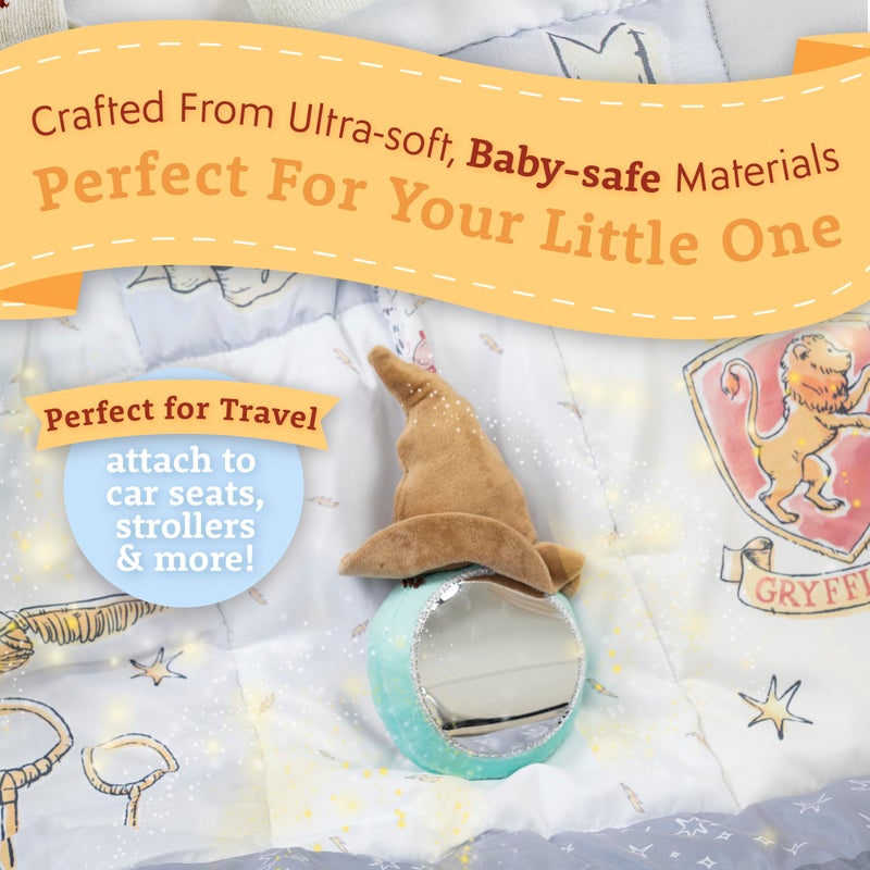 Kids Preferred Harry Potter Sorting Hat Mirror On The Go Rattle Plush Toy - Image 4