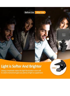 ELTRAZONE New LED Selfie Light, 60 LED 2200mAh Rechargeable Cell Phone Fill Light, 7 Modes, 10-Level Brightness, Portable Clip-on Light for iPhone, Android, and Photography  - Image 3