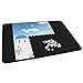 Becko US Jigsaw Puzzle Board Portable Puzzle Mat for Puzzles Storage Saver NonSlip Surface Sturdy and Movable Up to 1000 Pieces BlueBlack - Image 4