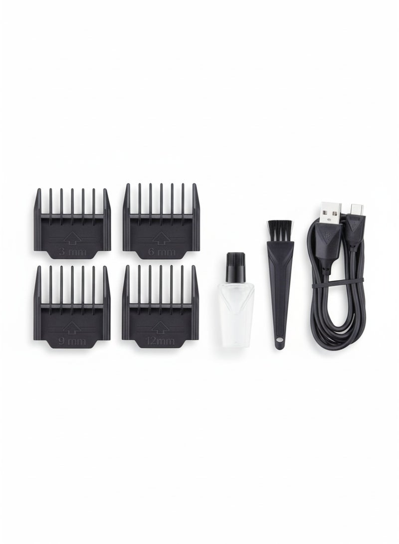 VGR Professional Pet Clipper for Dogs & Cats V-240 , Rechargeable Grooming Trimmer with 1500mAh Battery, Adjustable Motor Speed (5500-7000 RPM), Digital Display & Multiple Cutting Lengths (0.8-2.0mm) - Image 2