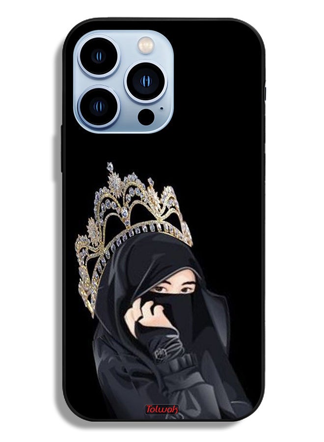 Tolwak Apple iPhone 13 Pro Protective Case Queen Girl - Image 2