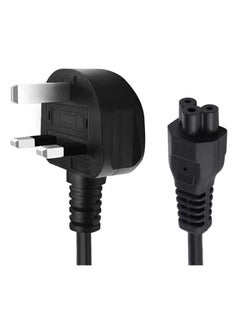Arabic C5 Connection Power Supply Adapter Cord Mains Cable Lead UK Plug for Laptop HP Dell Acer Compaq Sony Toshiba Vaio Delta etc 1.2M Long 3 pin Connector Power Cord Mains Cable Lead