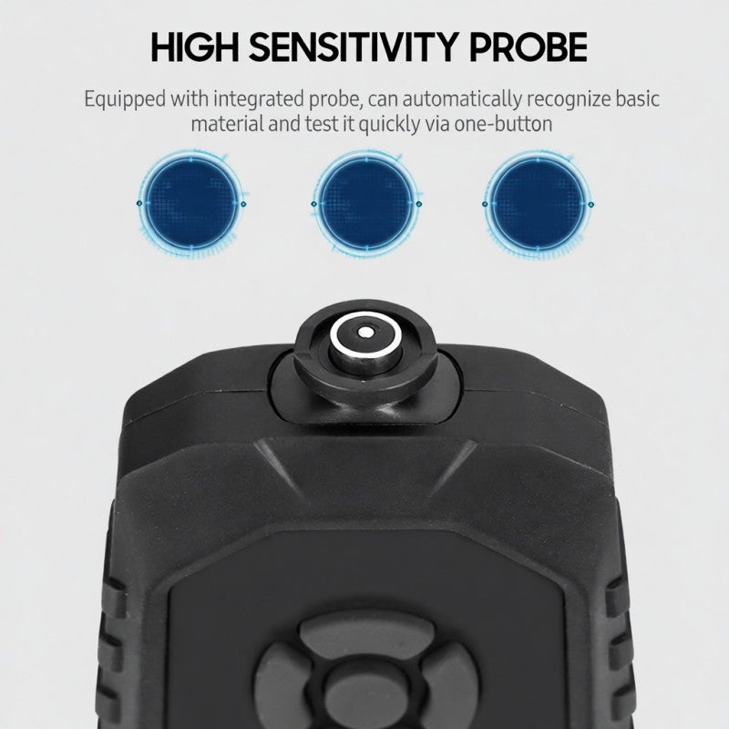 Hantek Coating Thickness Gauge Black: High-sensitive Probe - Dual Measuring Principles & Calibration Functions Thickness Meter for Industrial Coating Inspection & Automotive Paint Testing - Image 5