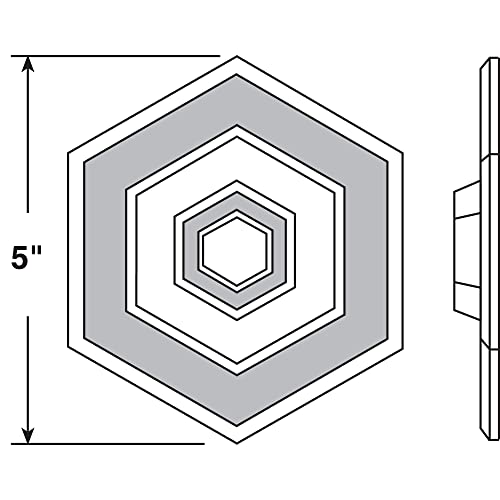 Prime-Line U 9275 5 In., Rigid Vinyl, White, Self Adhesive Concave Wall Protector (Single Pack) - Image 2