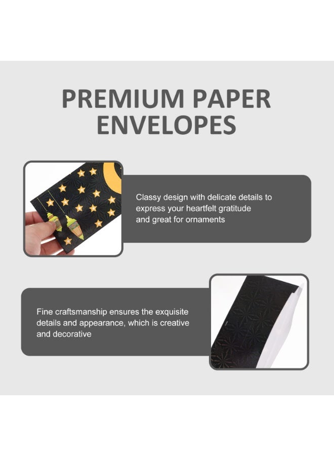 Chielor 18 Pack Eid Mubarak Envelopes, Islamic Festival Cash Gift Card Holders Mubarak Money Wallet for Kids, al-Adha Holiday Celebrations Decorations Weddings - Image 4