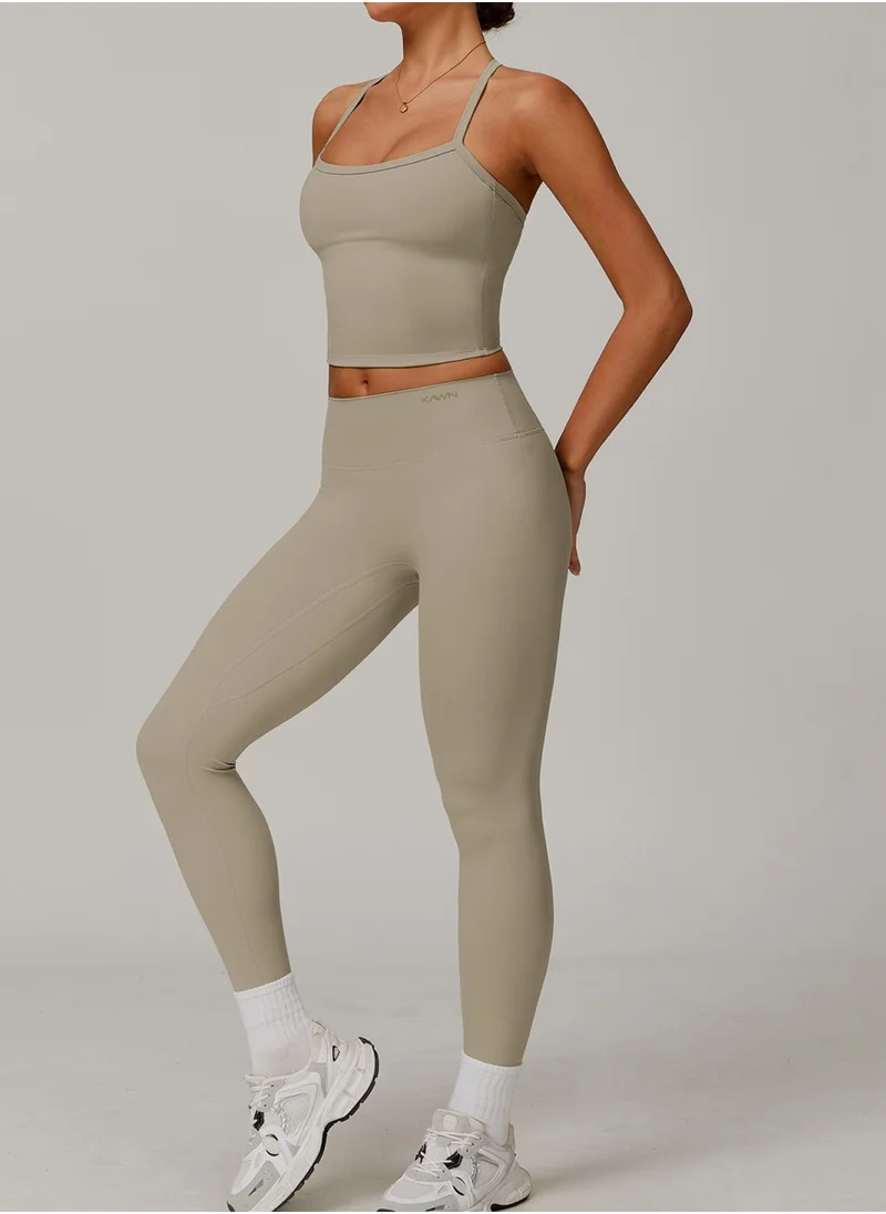 KAWN.YOGA Womens High Waist Contour Seamless Workout sport Leggings Yoga Pants Tummy Control Running Pants