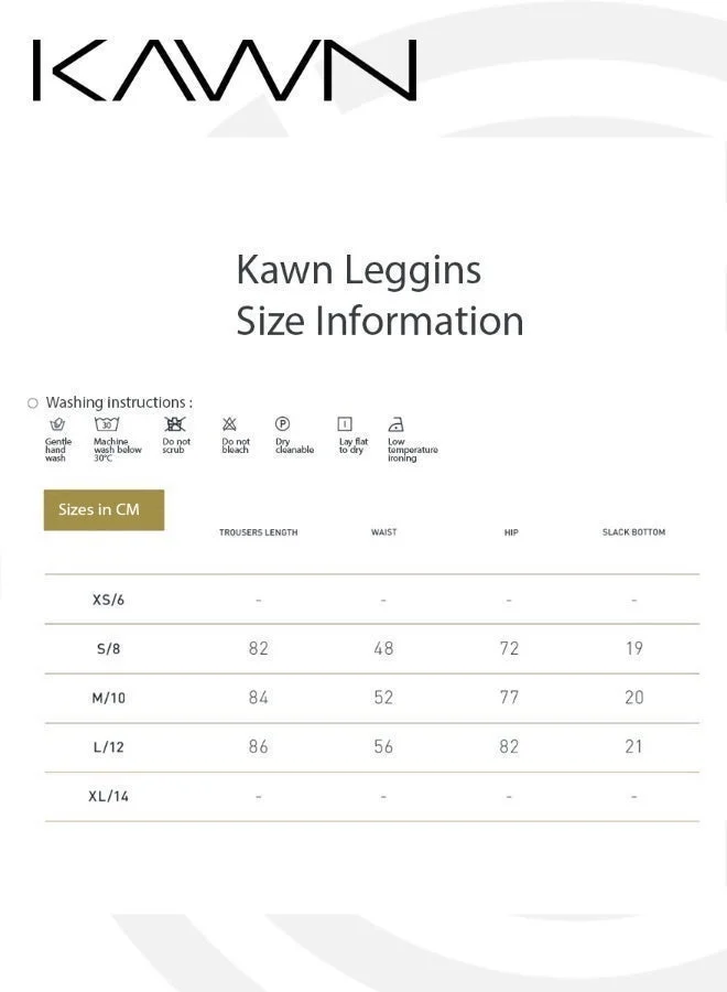 Kawn.yoga beige Womens High Waist Contour Workout sport Leggings Yoga Pants Tummy Control Running Pants for Women | Best Price UAE