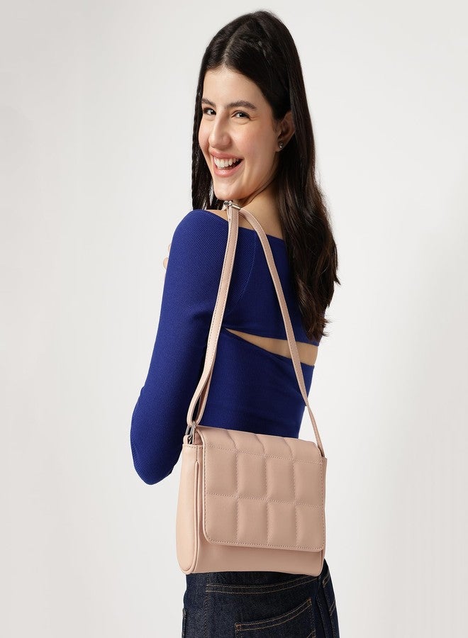Fastrack PU Quilted Sling Bag for Women, Girls and Ladies | Ladies Purse Handbag | Slings for Casual Carry - Image 2