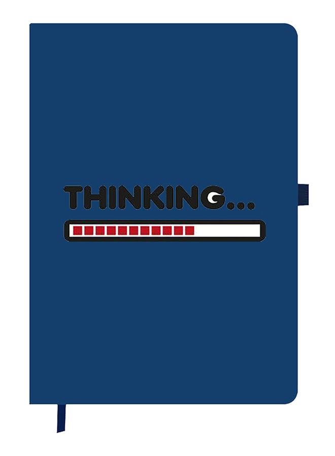 Theodor دفتر مصمم غلاف سميك أزرق مقاس A5 هذا هو خاصتك - Image 1