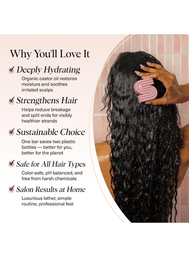 Kitsch Ketchup Nourishing Shampoo with Castor Oil by Hair Growth Bottle-Free Eco-Friendly Shampoo Hydrates and Moisturizes Dull and Dry Hair All Natural Daily Shampoo Chemical-Free Softens and Strengthens - Image 2