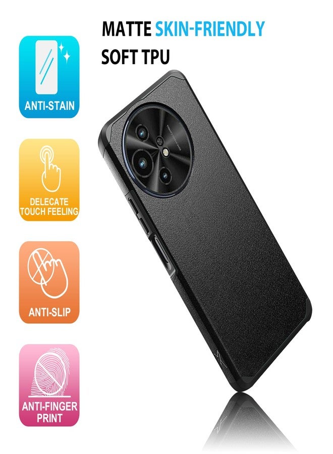 TJ's TJS Compatible for TCL 50 XL 5G Case, TCL 60 XL NXTPAPER 5G Case, with Tempered Glass Screen Protector, Dual Layer Hybrid Magnetic Support Shockproof Heavy Duty Cover Phone Case (Black) - Image 5