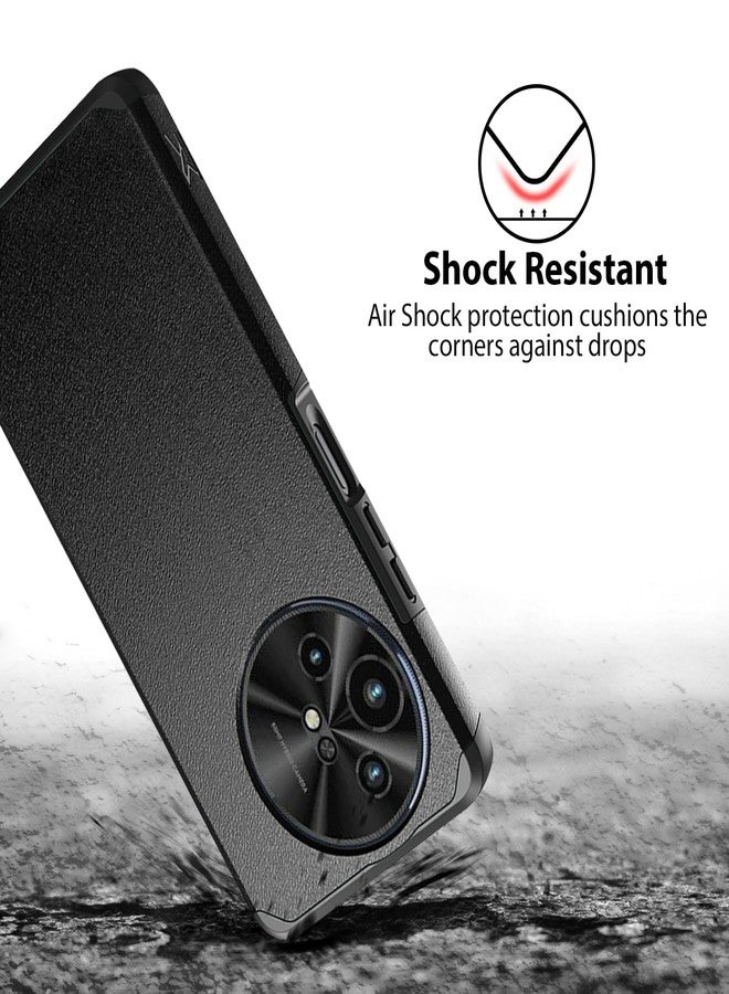 TJ's TJS Compatible for TCL 50 XL 5G Case, TCL 60 XL NXTPAPER 5G Case, with Tempered Glass Screen Protector, Dual Layer Hybrid Magnetic Support Shockproof Heavy Duty Cover Phone Case (Black) - Image 3